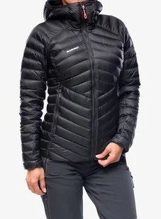 Kurtka puchowa damska Mammut Broad Peak IN Hooded Jacket - black - Kurtki damskie - miniaturka - grafika 1