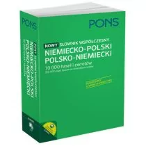 Nowy słownik współczesny niemiecko-polski polsko-niemiecki - Książki do nauki języka niemieckiego - miniaturka - grafika 1