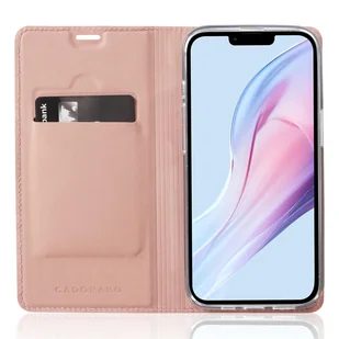 Etui na telefon komórkowy Cadorabo do Apple iPhone 13 etui ochronne w kolorze różowym Cover Etui Book Case Booklet - Etui i futerały do telefonów - miniaturka - grafika 1