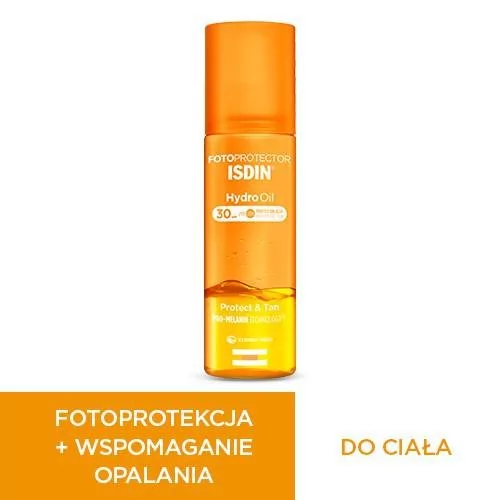 ISDIN Fotoprotector ISDIN Hydro Oil olejek wspomagający proces opalania spf30 200 ml