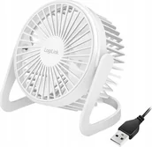 Gadżety USB - Wentylator USB LogiLink LogiLink USB Schreibtischventilator 5'' weiß UA0402 - miniaturka - grafika 1