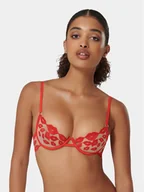 Biustonosze - Bluebella Biustonosz z fiszbiną Marian 42226 Czerwony - miniaturka - grafika 1