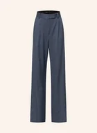 Moda i Uroda OUTLET - Maje Spodnie Marlena Pernona Z Ozdobnymi Kamykami blau - miniaturka - grafika 1