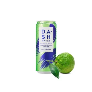 Da-sh Water Woda gazowana Limonka 330 ml - Żywność - Woda - miniaturka - grafika 1