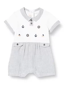 Chicco Pagliaccetto A Maniche Corte Per Bambino zestaw piżamowy, Bianco, 6 miesi?cy - Piżamy chłopięce - miniaturka - grafika 1