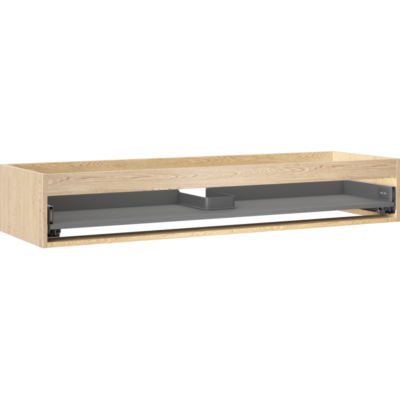 Mexen Box-A korpus szafki podumywalkowej 140 cm, 1 szuflada, dąb - 91AX0-1400-235-1-81