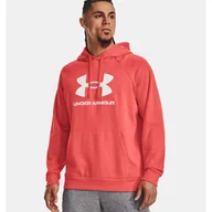 Bluzy męskie - Bluza fitness męska UNDER ARMOUR Rival Fleece Logo Hoodie z kapturem - miniaturka - grafika 1