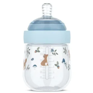 Mepal Butelka ze smoczkiem Mio Forest Friends 108061065408 165 ml - Butelki dla niemowląt - miniaturka - grafika 1