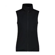 Kamizelki damskie - CMP - Damska kamizelka z dzianiny Knit-Tech, Czarno-Tytan, 52 - miniaturka - grafika 1