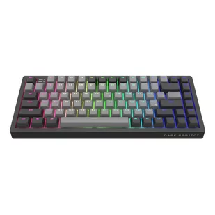 Dark Project KD83A czarny - mechaniczna Gateron Cap Teal RGB (ENG/RU/UA) - Klawiatury - miniaturka - grafika 1