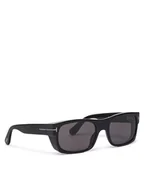 Okulary przeciwsłoneczne - Tom Ford Okulary przeciwsłoneczne Juan FT1181-N 01A Czarny - miniaturka - grafika 1
