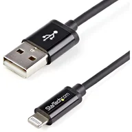 Kable USB - StarTech Kabel USB1 m LIGHTNING TO USB CABLE - USBLT1MB - miniaturka - grafika 1