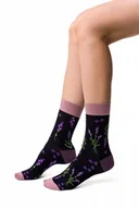 Skarpetki damskie - Steven 017-018 Granatowe skarpetki damskie - miniaturka - grafika 1