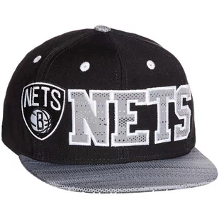 Adidas Baseball Cap Flat Cap Nets Brooklyn Ay6129 L czarny - Czapki męskie - miniaturka - grafika 1