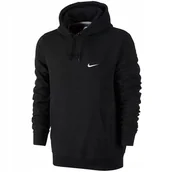 Bluzy męskie - Bluza męska Nike Club Hoody Swoosh czarnaz kapturem 826433-010r. r. S - miniaturka - grafika 1