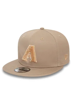 New Era Czapka z daszkiem Mlb Patch 950 Diamondbacks 60503482 Beżowy - Czapki męskie - miniaturka - grafika 1