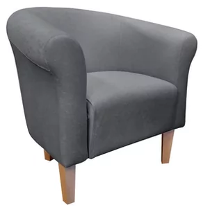 ATOS Fotel Milo Mikrofaza 17 szary nogi 20 buk - Fotele - miniaturka - grafika 1