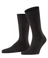 Skarpetki damskie - FALKE Mężczyźni Skarpety Firenze M SO Bawełna Fil d'Ecosse jednokolorowe 1 Para, Brązowy (Brown 5930), 41-42 - miniaturka - grafika 1