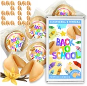 Pieczywo chrupkie - CIASTECZKA Z WRÓŻBĄ SZKOLNE dla uczniów MAGIA LOSU dla dzieci 20 sztuk - miniaturka - grafika 1