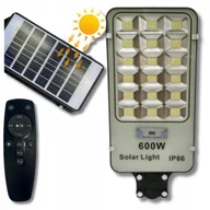 Lampy ogrodowe - Lampa Solarna Mocna Uliczna 600W Latarnia Pilot Czujnik Ruchu Zmierzch Led - miniaturka - grafika 1