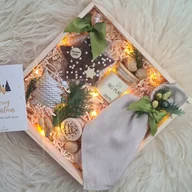 Zestawy upominkowe - Zestaw prezentowy - Len na święta - miniaturka - grafika 1