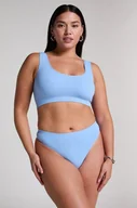 Majtki damskie - Hunkemöller Wysoko wycięte stringi Dianne Niebieski - miniaturka - grafika 1