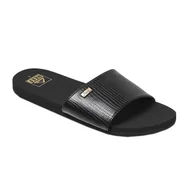 Klapki i japonki damskie - Klapki damskie REEF Bliss Nights Slide czarne CJ0257 37.5 (7 UK) - miniaturka - grafika 1