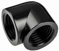 Chłodzenie wodne - Alphacool Eiszapfen Adapter 90 stopni G1/4 cala IG na G1/4 cala IG - czarny - miniaturka - grafika 1