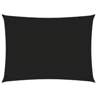 Parasole ogrodowe - vidaXL Prostokątny żagiel ogrodowy, tkanina Oxford, 2,5x4 m, czarny 135757 - miniaturka - grafika 1