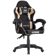 Fotele gamingowe - Fotel Gamingowy dla Gracza Extreme Vortex Beige z tkaniny - miniaturka - grafika 1