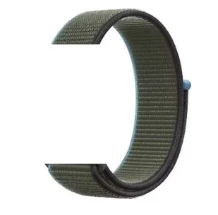opaska pasek bransoleta NYLON APPLE Watch 1/2/3/4/5/6/7/8/9/10/Ultra 1/2/SE 42/44/45/46/49mm zielony - Akcesoria do smartwatchy - miniaturka - grafika 1