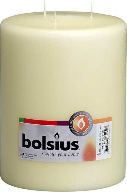 Świeca mamutowa Bolsius kość słoniowa 200/150 mm