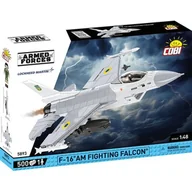 Klocki - Cobi Armed Forces, Samolot F-16C Fighting Falcon (Ua) 500 Kl., Cobi-5893 - miniaturka - grafika 1
