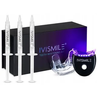 Zestaw do wybielania zębów IVISMILE Czarny - Pozostałe akcesoria kosmetyczne - miniaturka - grafika 1