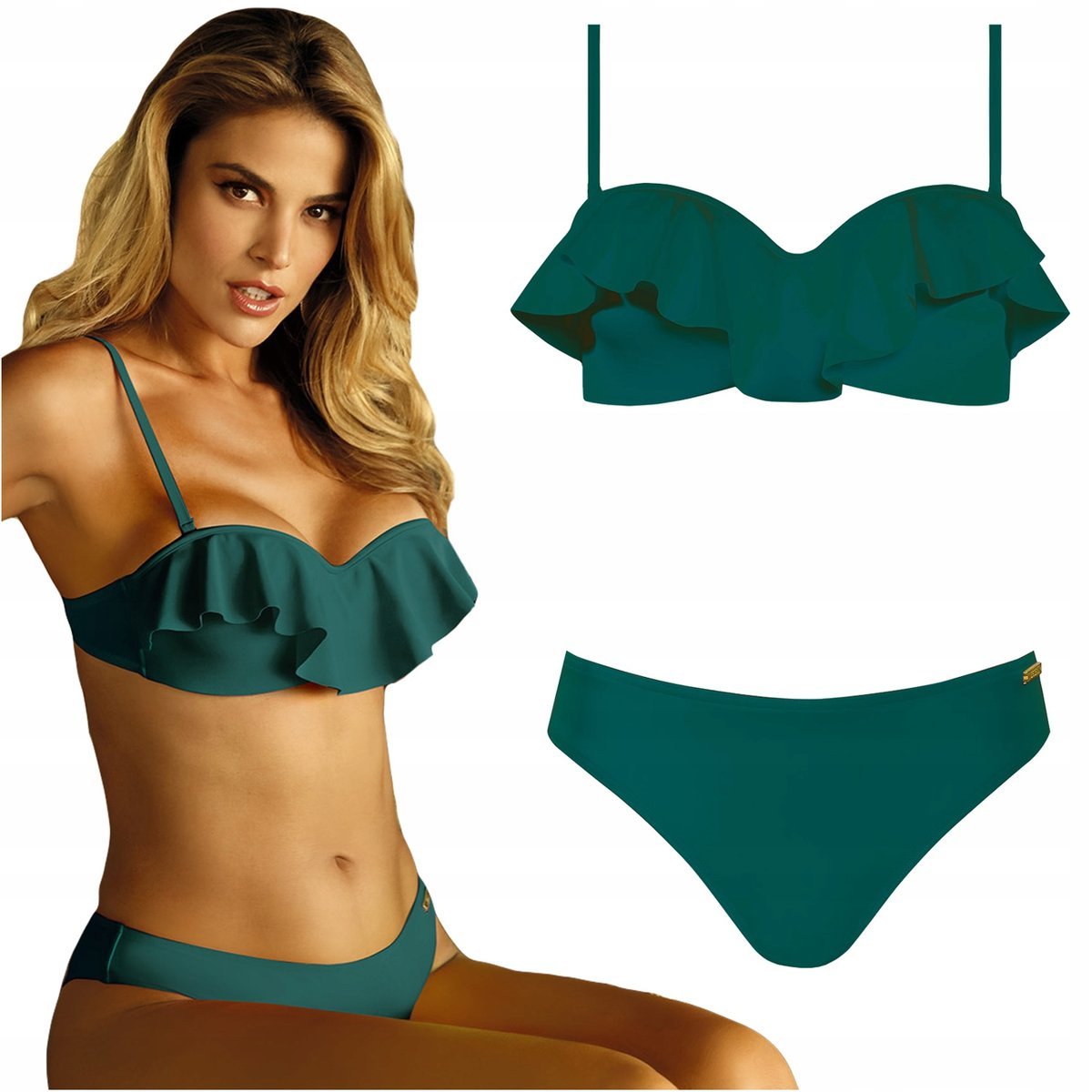 Strój kąpielowy dwuczęściowy SELF 730 A6 Canoy 38D M 70D