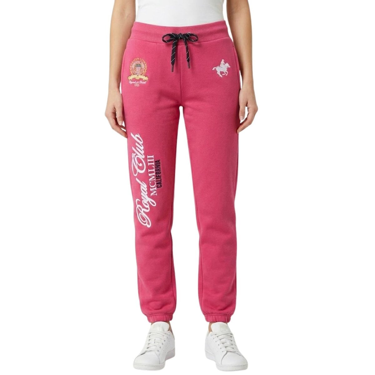 Spodnie damskie Geographical Norawy Manille dresowe białe-L