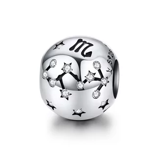 Charms skorpion znak zodiaku S925 - Wisiorki - miniaturka - grafika 1