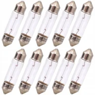 Żarówki samochodowe - Żarówka C5W C10W 36mm Rurkowa Rurka 12V SV8 Oświetlenie Tablicy Rej Wnętrza - miniaturka - grafika 1