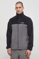 Bluzy męskie - Columbia bluza sportowa Steens Mountain kolor czarny wzorzysta 1476671 - miniaturka - grafika 1