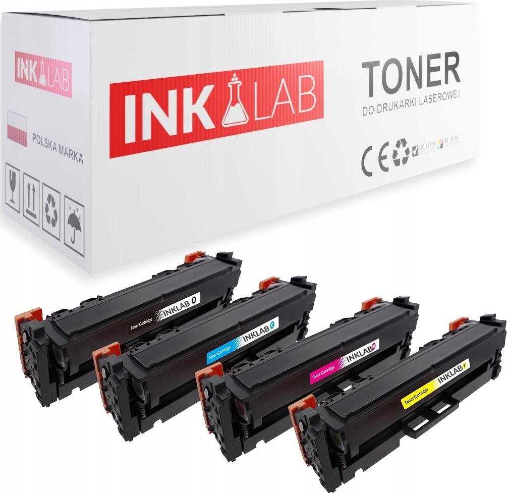 Toner Inklab Zestaw CMYK Zamiennik CF540X