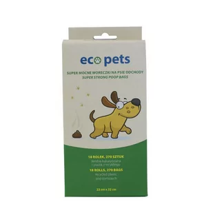 Eco Pets Ekologiczne worki na odchody 270szt (18x15szt) - Woreczki na psie odchody - miniaturka - grafika 1