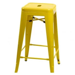 Żółty hoker nowoczesny E7-W90 - Taborety i hokery - miniaturka - grafika 1