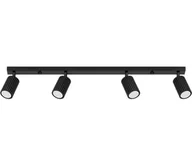 Lampy sufitowe - Sollux SL.1584 - Oświetlenie punktowe KARBON 4xGU10/10W/230V czarny - miniaturka - grafika 1