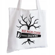 Torby i wózki na zakupy - Torba Bawełniana biała dla Stolarza Na Prezent ekologiczna Trwały Nadruk - miniaturka - grafika 1