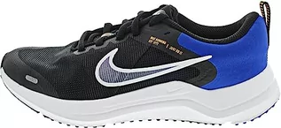 Buty dla chłopców - Nike Downshifter 12 sneakersy chłopięce, Czarno-biały Racer Blue Laser Orange, 35.5 eu - grafika 1