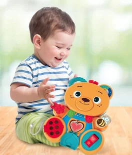 ﻿Clementoni baby Edu Miś Montessori 17872 - Zabawki interaktywne dla dzieci - miniaturka - grafika 6