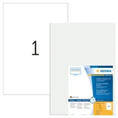 Papier do drukarek - Herma Odporne na warunki atmosferyczne etykiety foliowe A3 297 x 420 mm białe wyjątkowo silna przyczepność rozciągliwe 9544 9544 - miniaturka - grafika 1