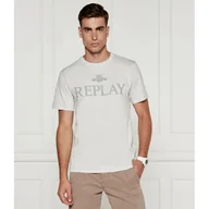 Koszulki męskie - Replay T-shirt Regular Fit - miniaturka - grafika 1