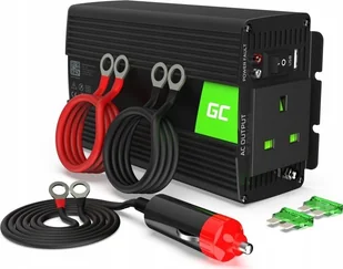 Przetwornica Green Cell Przetwornica napięcia Inwerter Green Cell 24V na 230V 300W/600W Modyfikowana sinusoida UK PLUG - Przetwornice samochodowe - miniaturka - grafika 1