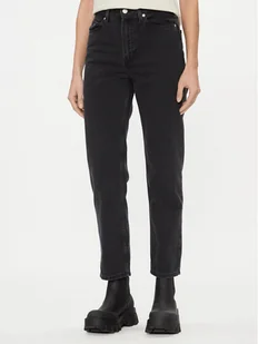 Tommy Hilfiger Jeansy Classic WW0WW40288 Czarny Straight Fit - Spodnie damskie - miniaturka - grafika 1